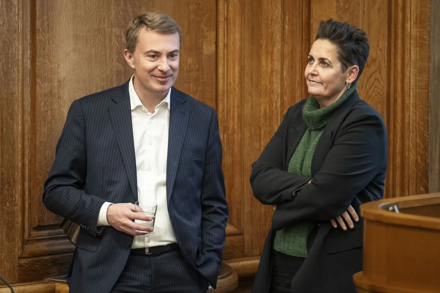 Morten Messerschmidt (DF) og Pia Olsen Dyhr (SF) har begge trukket deres parti ud af forhandlingerne om en ny skattereform. (Arkivfoto).