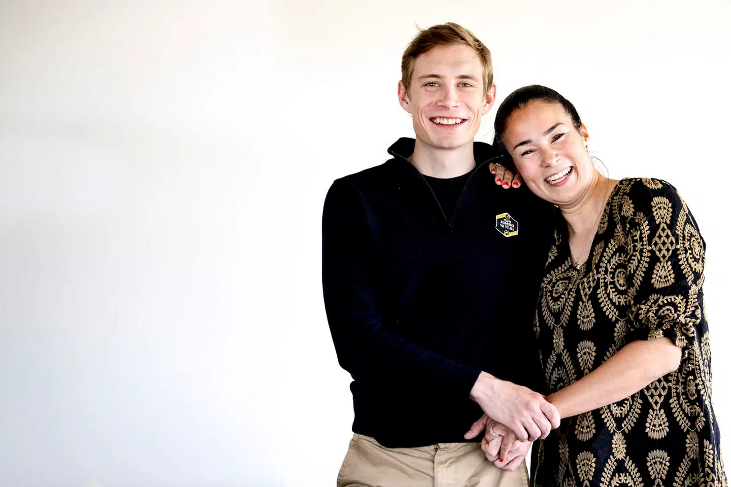 Jonas Vingegaard og Trine Marie Hansen blev gift tidligere på året.