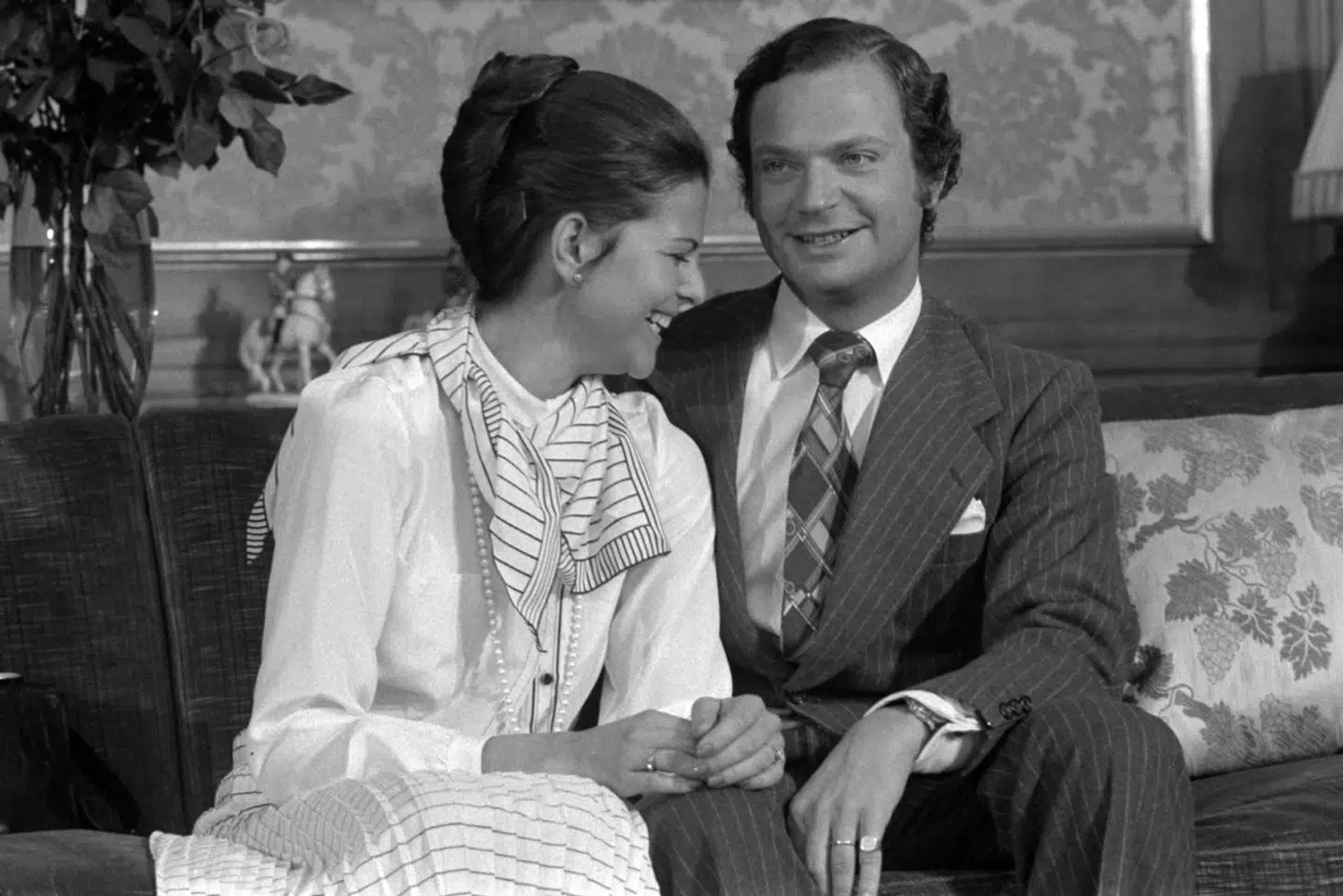 Silvia Sommerlaths første møde med den svenske presse.