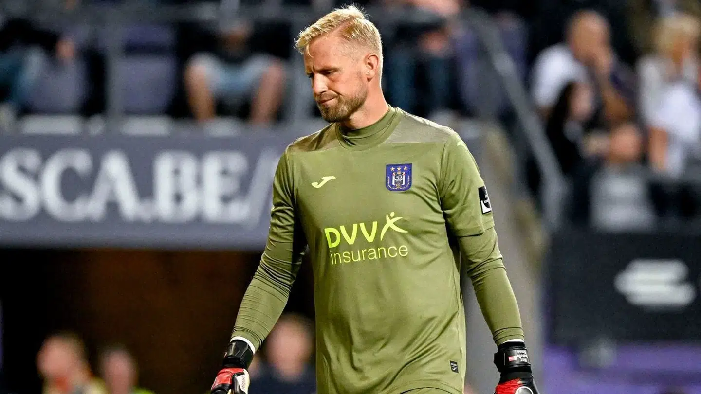 Kasper Schmeichel har spillet for Anderlecht siden starten på denne sæson.