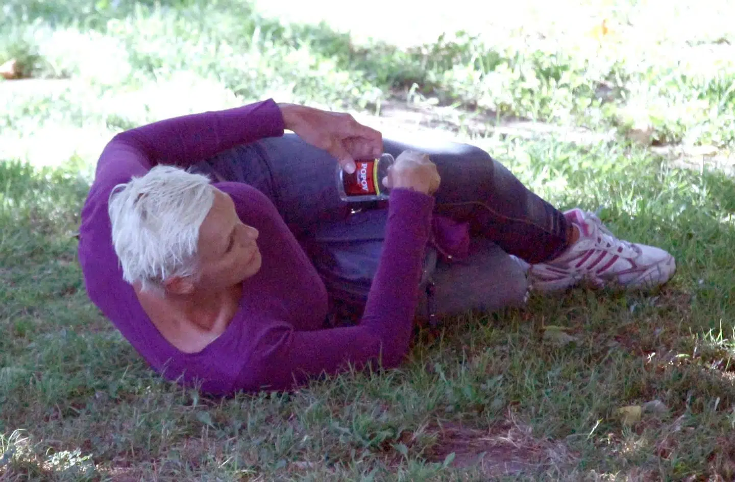 I 2012 fangede en paparazzifotograf en døddrukken Brigitte Nielsen i en park i Los Angeles. Billederne gik verden rundt.