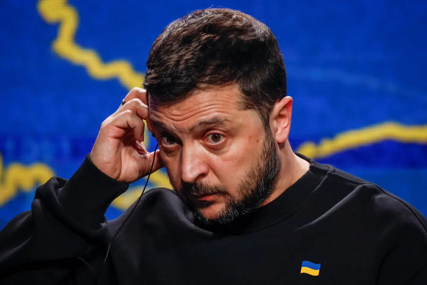 Mandag holdt præsident Volodymyr Zelenskyj et to timer langt pressemøde, hvor han gjorde status over 2023.