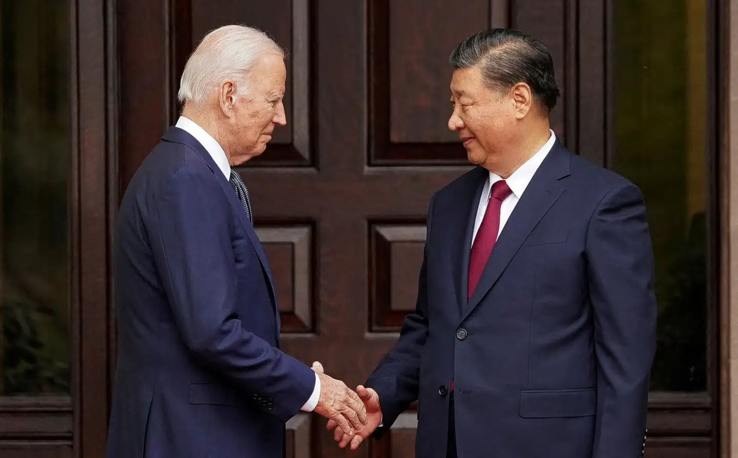 Joe Biden bad angiveligt under mødet i San Francisco Xi Jinping om at blande sig uden om det taiwanesiske valg.