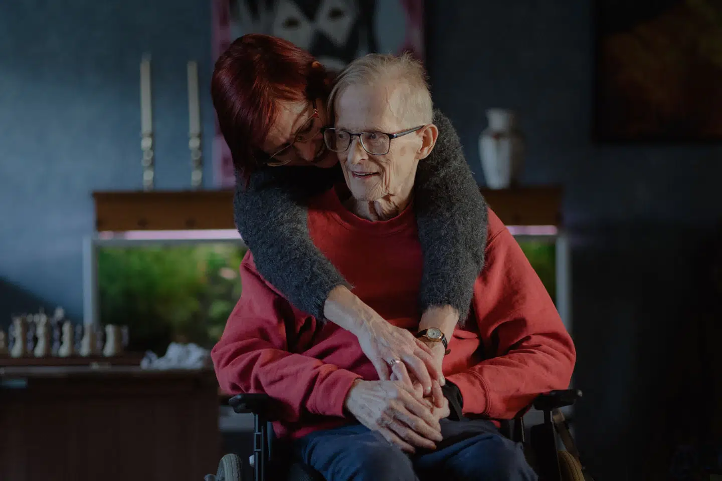 Leos sygdomsforløb var langvarigt, men i en kort periode før sin død, nåede han hjem sin Sussi.