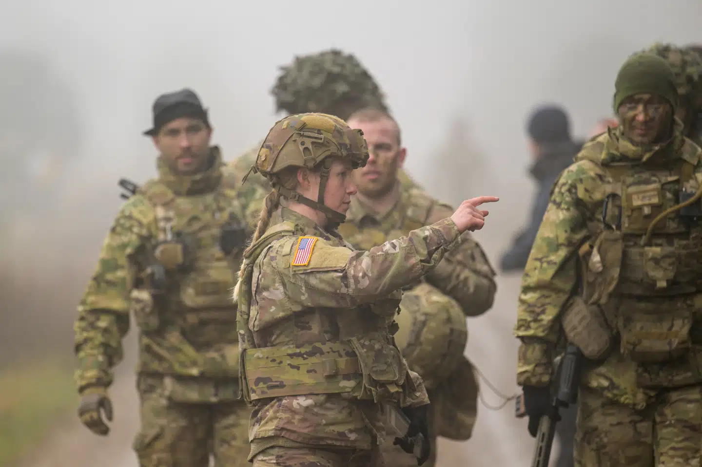 Amerikanske soldater har før været på besøg i Danmark som under Nato-øvelse i Oksbøl i 2023.