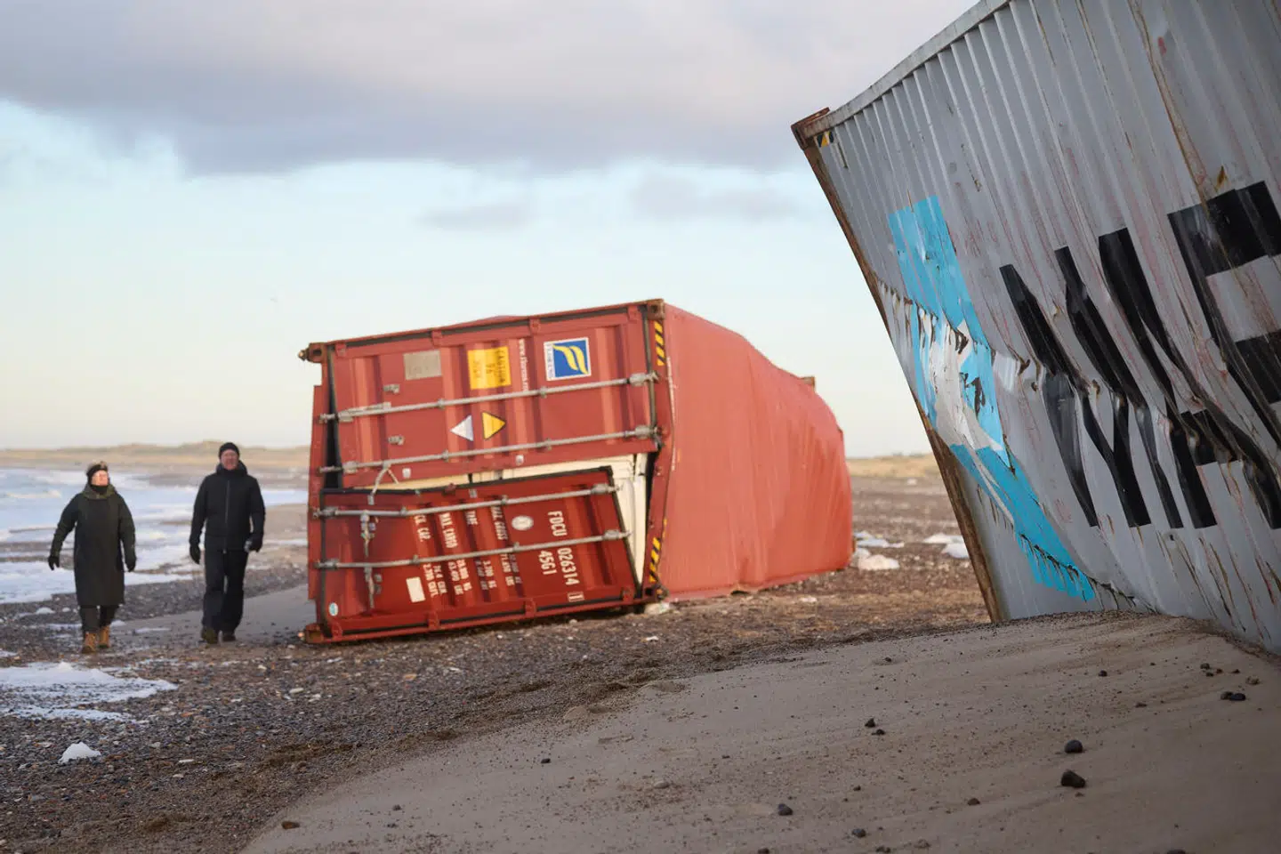 Et Mærsk-skib har den 22. december tabt 46 containere ud for kysterne mellem Bulbjerg og Svinkløv.