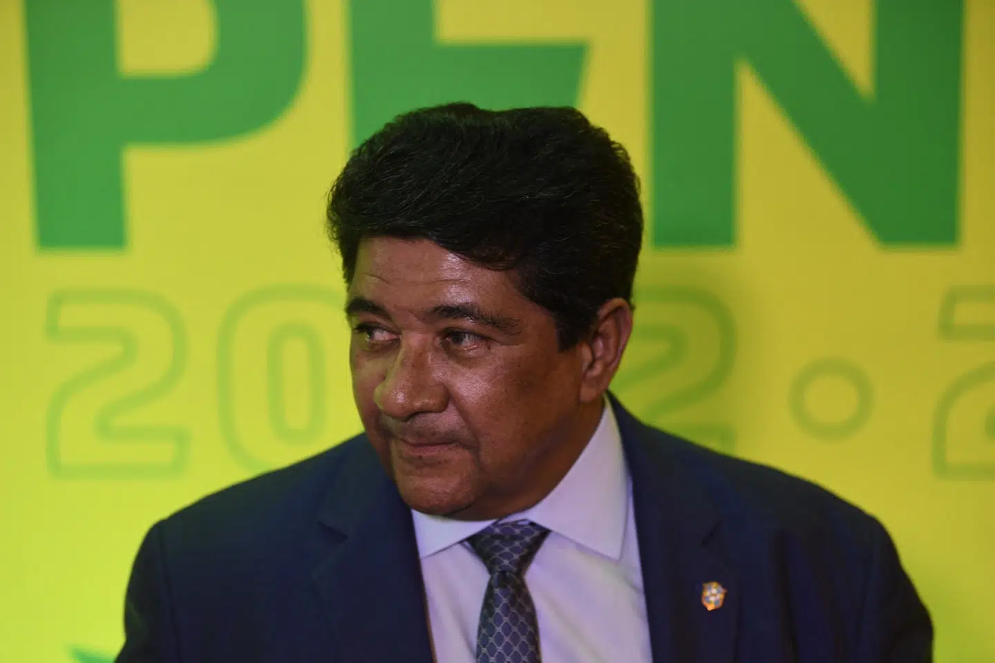 Ednaldo Rodrigues blev sidste år valgt som præsident for Brasiliens Fodboldforbund, men en domstol har fundet uregelmæssigheder i forbindelse med valget. Det betyder, at han 7. december blev fjernet fra posten. (Arkivfoto).