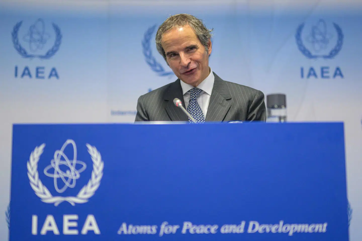 IAEA-chef Rafael Grossi har informeret sin organisations medlemmer tirsdag, har en talsperson fra agenturets kontor i Wien oplyst. (Arkivfoto).