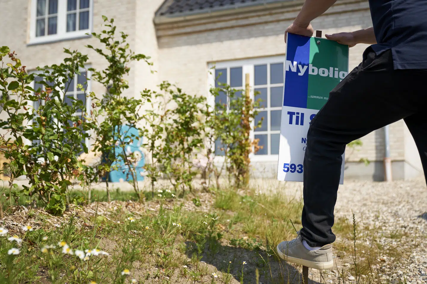 38 procent af de adspurgte i en rundspørge tror, at boligpriserne er højere om et år, end de er nu. (Arkivfoto).