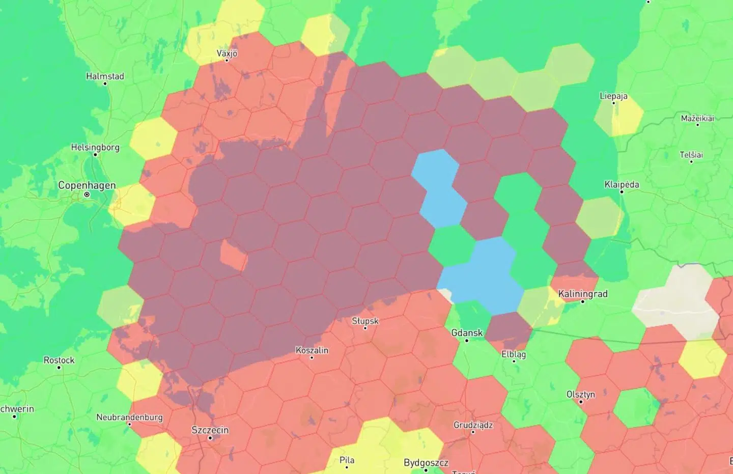 I dagene efter jul blev der registreret usædvanlige forstyrrelser af gps-systemet over Østersøen.