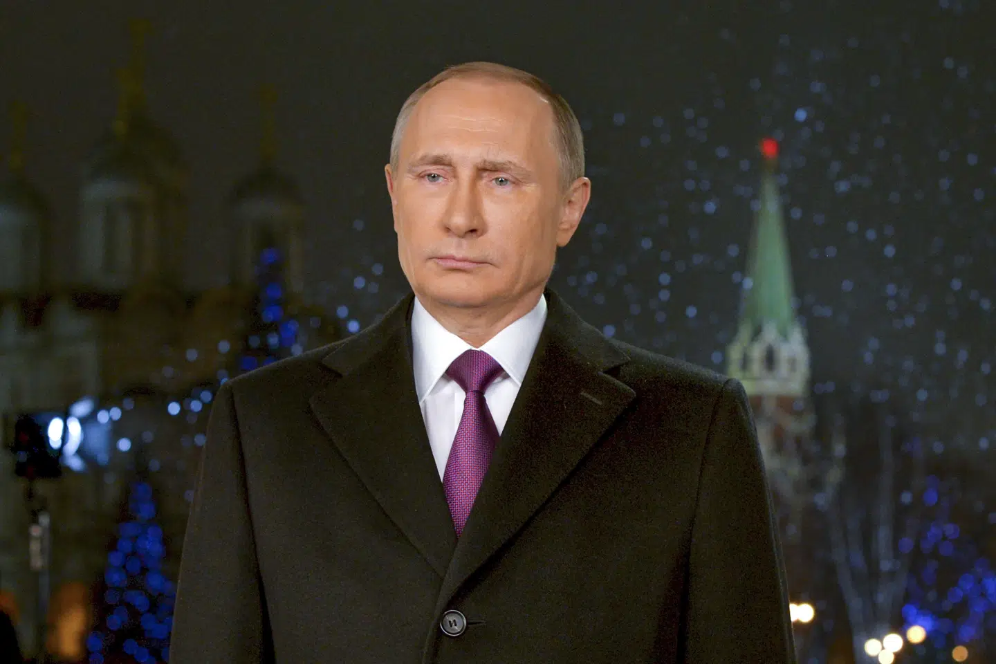 Her ses Vladimir Putin i forbindelse med en af de tidligere nytårsfejringer. (Arkivfoto).