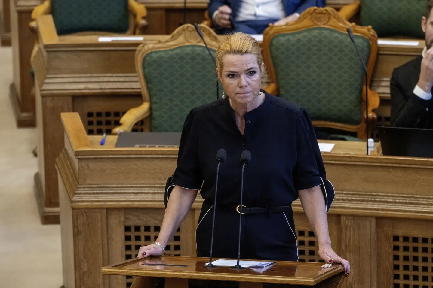 Inger Støjberg ser ingen problemer med proportionerne i krigen mellem Israel og Hamas. (Arkivfoto).