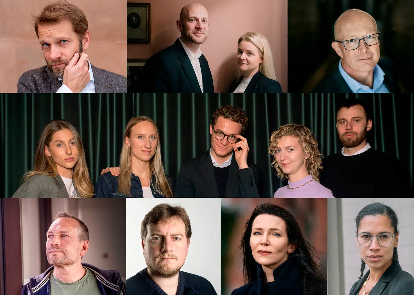 Kandidaterne til Fonsmark-prisen 2024. I grafikken længere nede i teksten kan du klikke dig videre til de otte motiverede indstillingstekster.