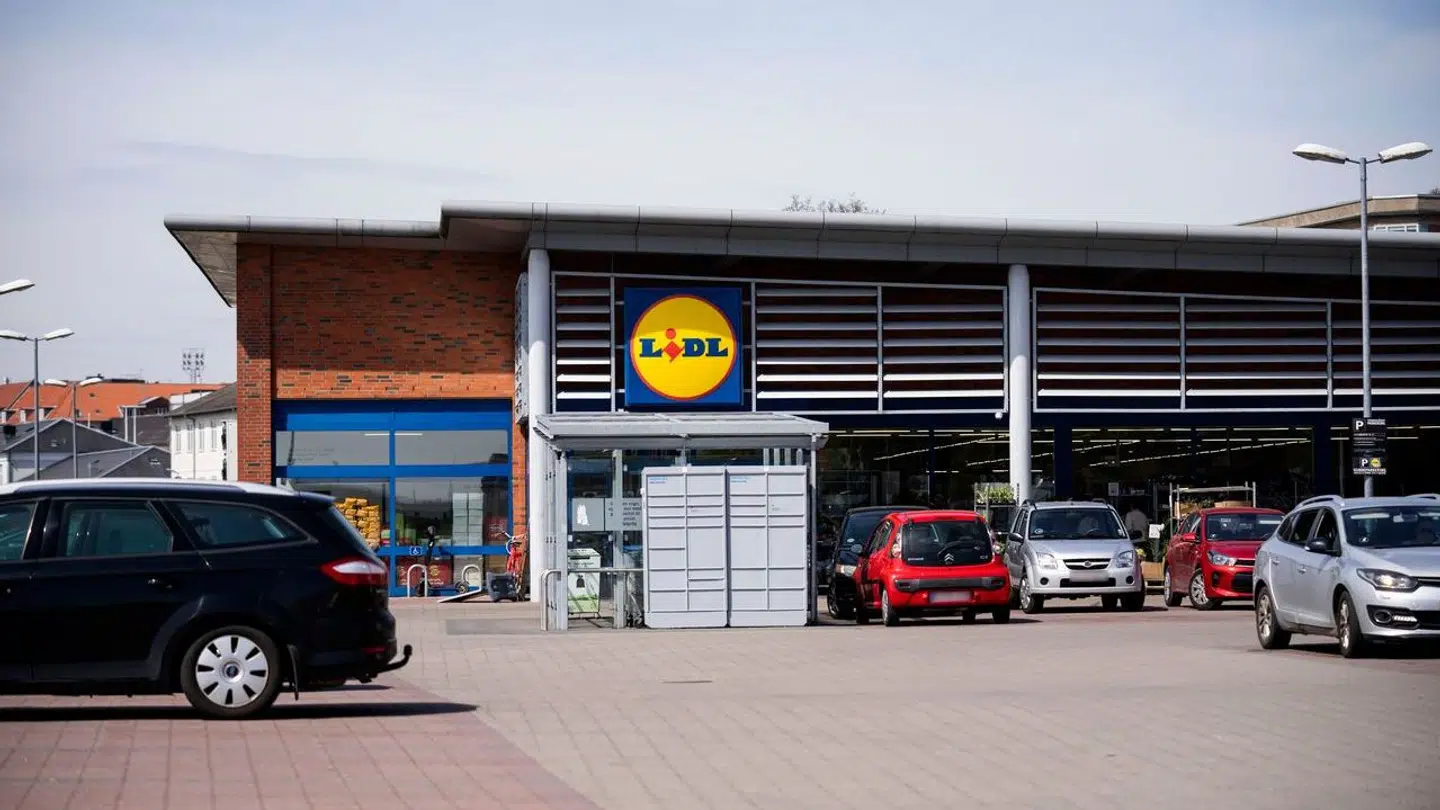 Som den første dagligvarekæde i Danmark vil Lidl udfase tobaksvarer inden udgangen af 2028, Randers tirsdag den 9. maj 2023.. (Foto: Bo Amstrup/Ritzau Scanpix)