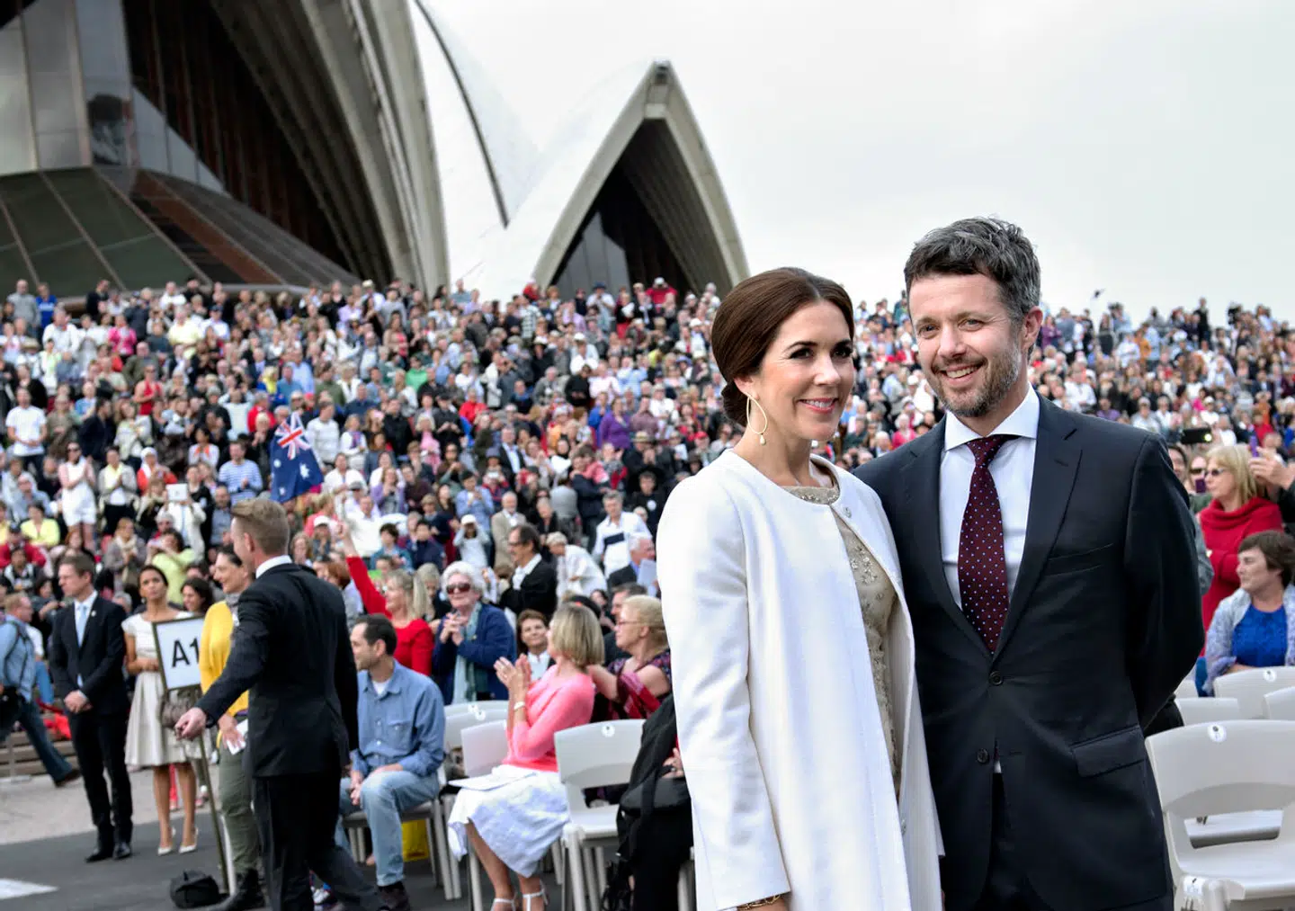 Kronprinsparret har utallige gange besøgt Australien. Både privat og officielt. Her i 2013.