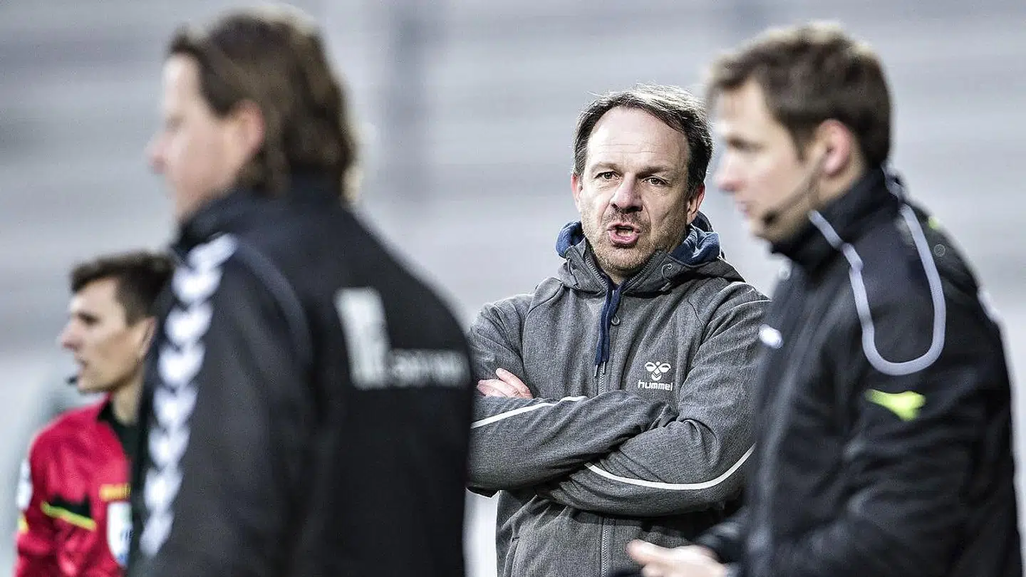 Alexander Zorniger og Brøndby tabte reelt mesterskabet i Horsens i 2018. (foto: Henning Bagger / Scanpix 2017)