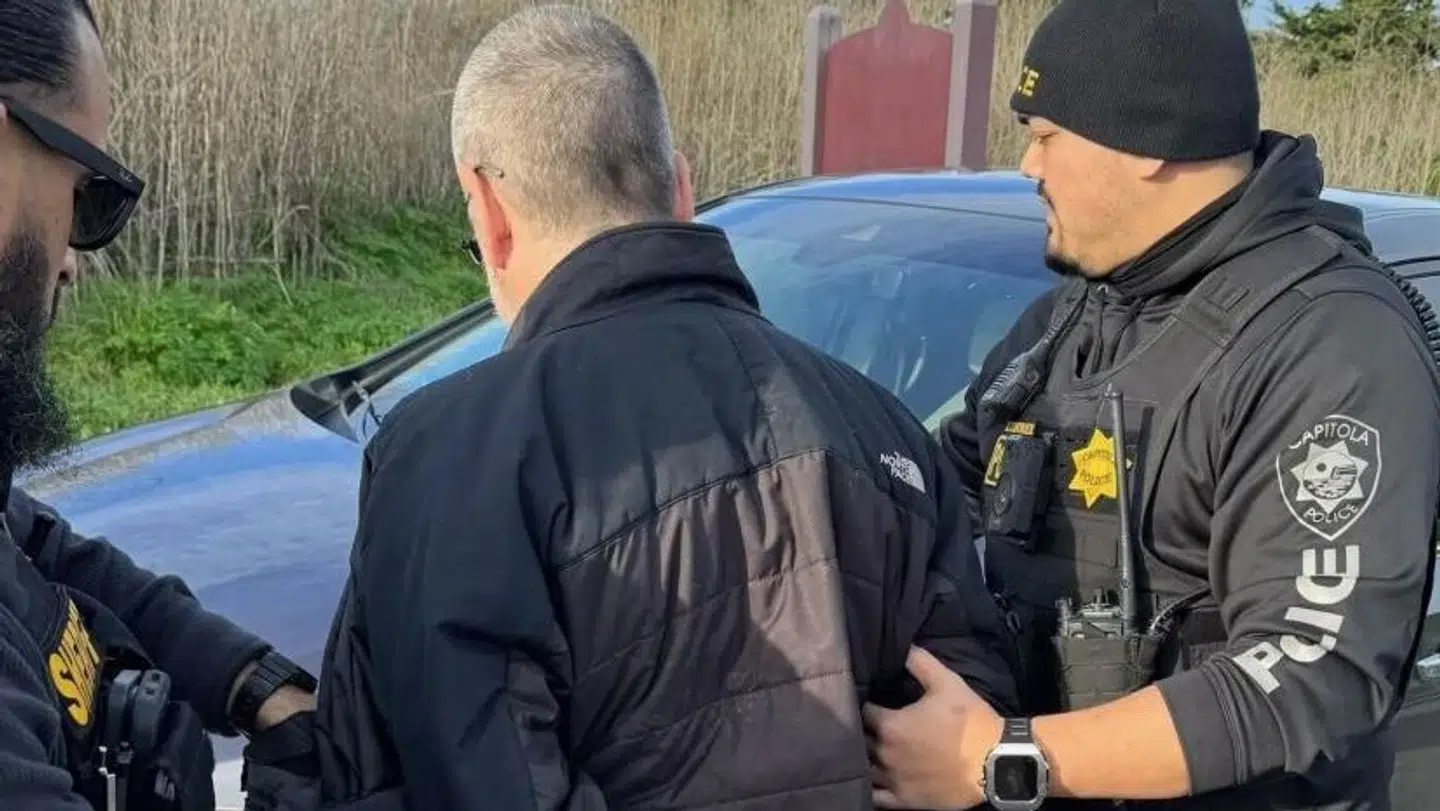 Theo Lengyel blev anholdt efter fund af menneskerester, der menes at stamme fra hans kæreste. (Foto: Capitola Politce Department)