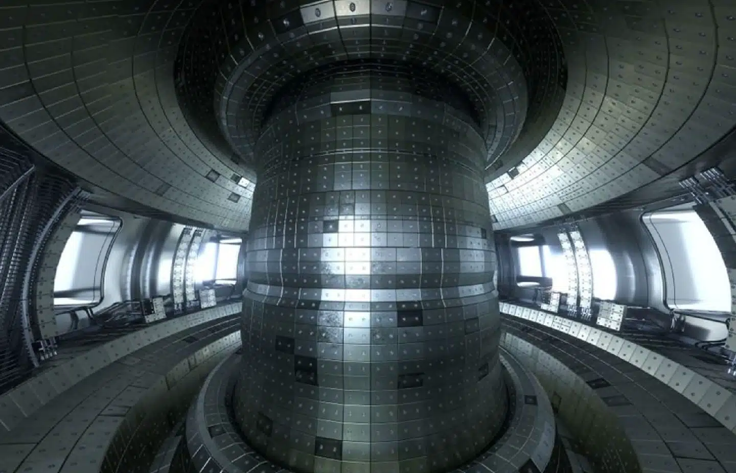 Forskere i Korea har ved hjælp af superledende magneter skabt en plasma, der næsten lige så varm som solen. Foto: Korea Institute of Fusion Energy