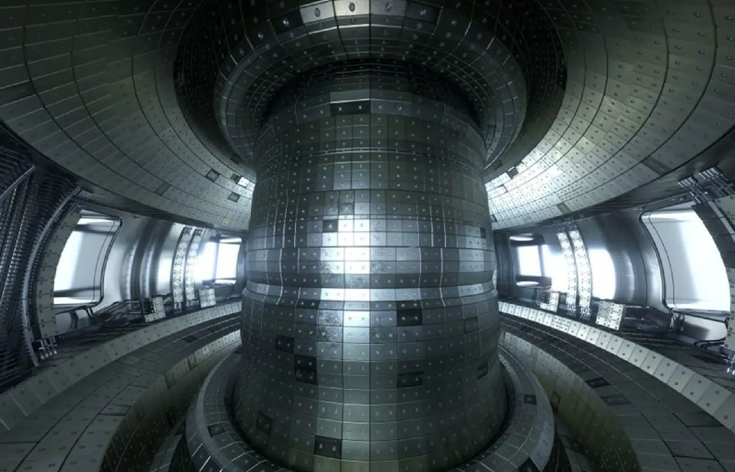 Forskere i Korea har ved hjælp af superledende magneter skabt en plasma, der næsten lige så varm som solen. Foto: Korea Institute of Fusion Energy