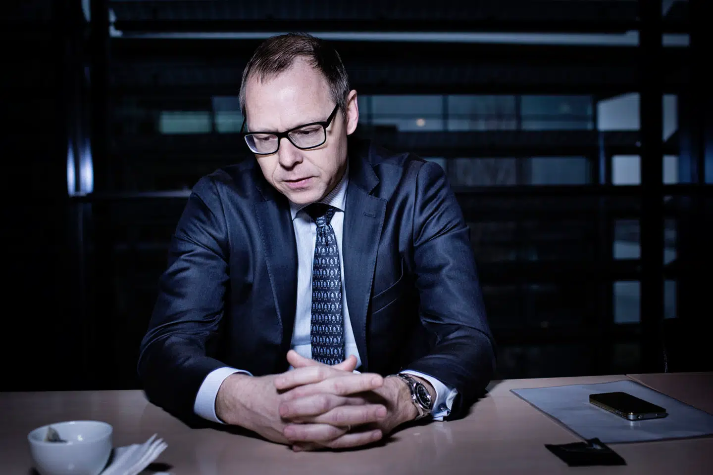 Michael Rasmussen er i dag topchef i Nykredit. Tilbage i 2013 sad han i spidsen for Nordea Danmark, der nu risikerer hvidvaskbøde.