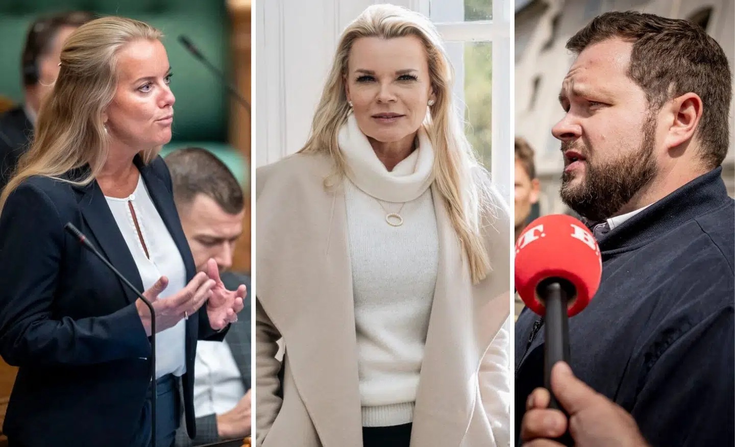 Pernille Vermund og Anders Vistisen er ikke enige i, hvorvidt der fra dansk side er lagt et stort nok politisk pres for at få Elvira Pitzner hjem fra sin tilbageholdelse i Dubai. Fotos: Ritzau Scanpix