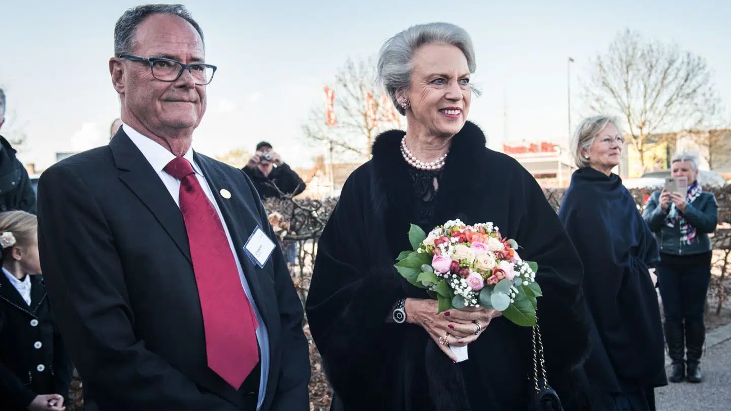 Ulf Helgstrand (tv.) og prinsesse Benedikte.