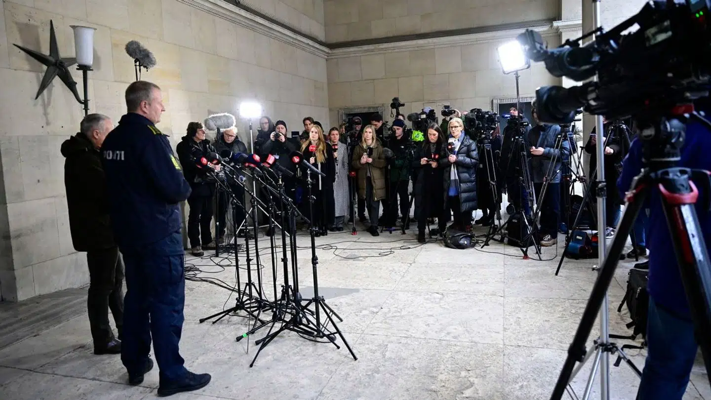 Københavns Politi og PET holdt 14. december 2023 pressemøde om terrorsagen.