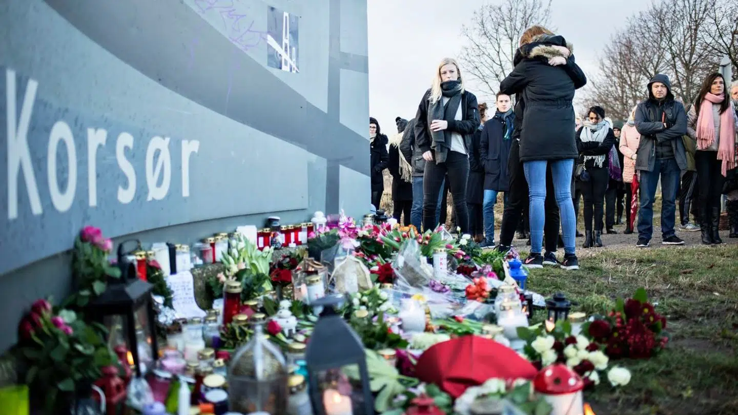 Mindehøjtidelighed i Korsør anden juledag 2016 for den 17-årige Emilie Meng. Hun blev fundet dræbt to dage forinden.