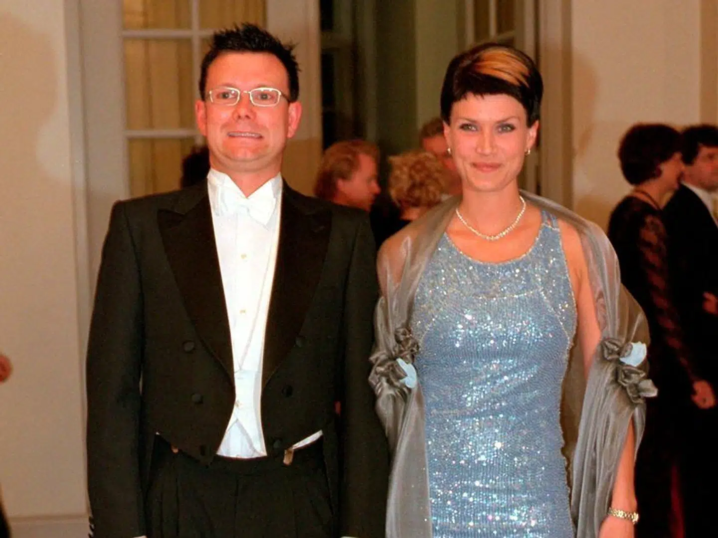 Første gang Casper Christensen var til bal hos Dronningen, var i 1998 sammen med sin daværende kone Anette Toftgaard.