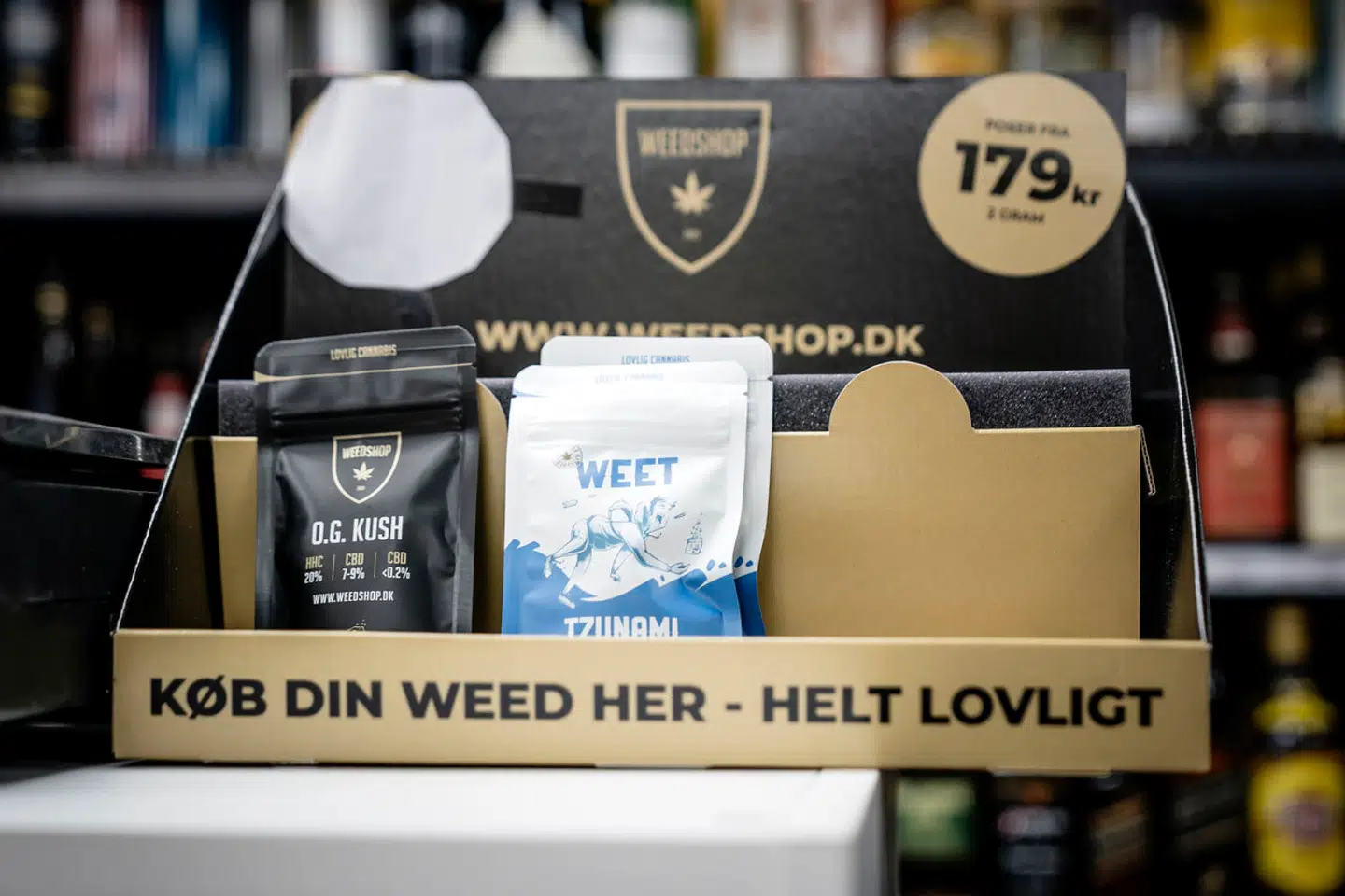 Her ses stoffet HHC, som blev ulovligt i maj. Nu er flere stoffer blevet ulovlige.