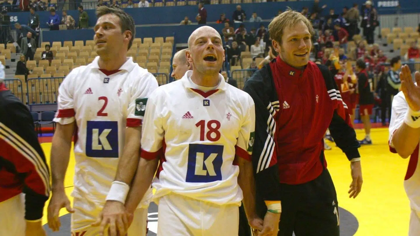 Christian Hjermind (i midten) var begejstret for Kasper Hvidt (th.)