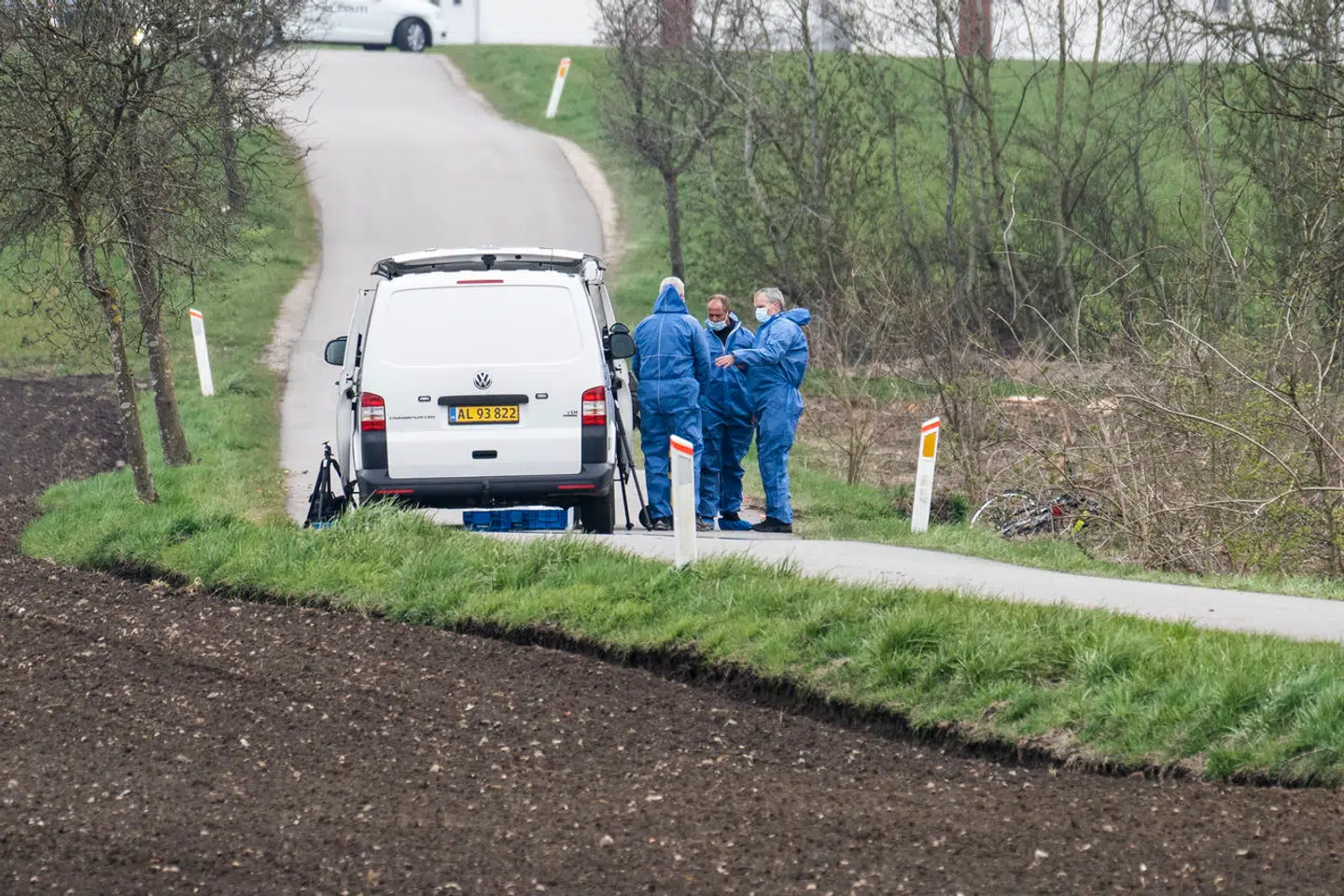 Det var 15. april, at den 13-årige pige ifølge tiltalen blev kidnappet, efter hun havde færdiggjort sin avisrute i Kirkerup. Foto: Anthon Unger