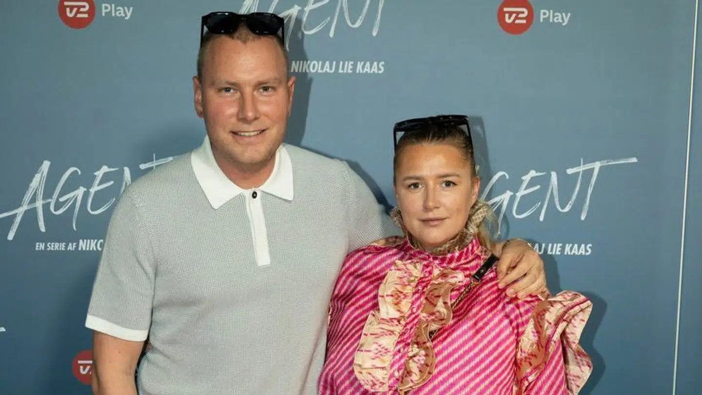 Pelle Peter Jencel har opsagt sin faste stilling på P3. Her er han fotograferet med sin kone, Maria Jencel.