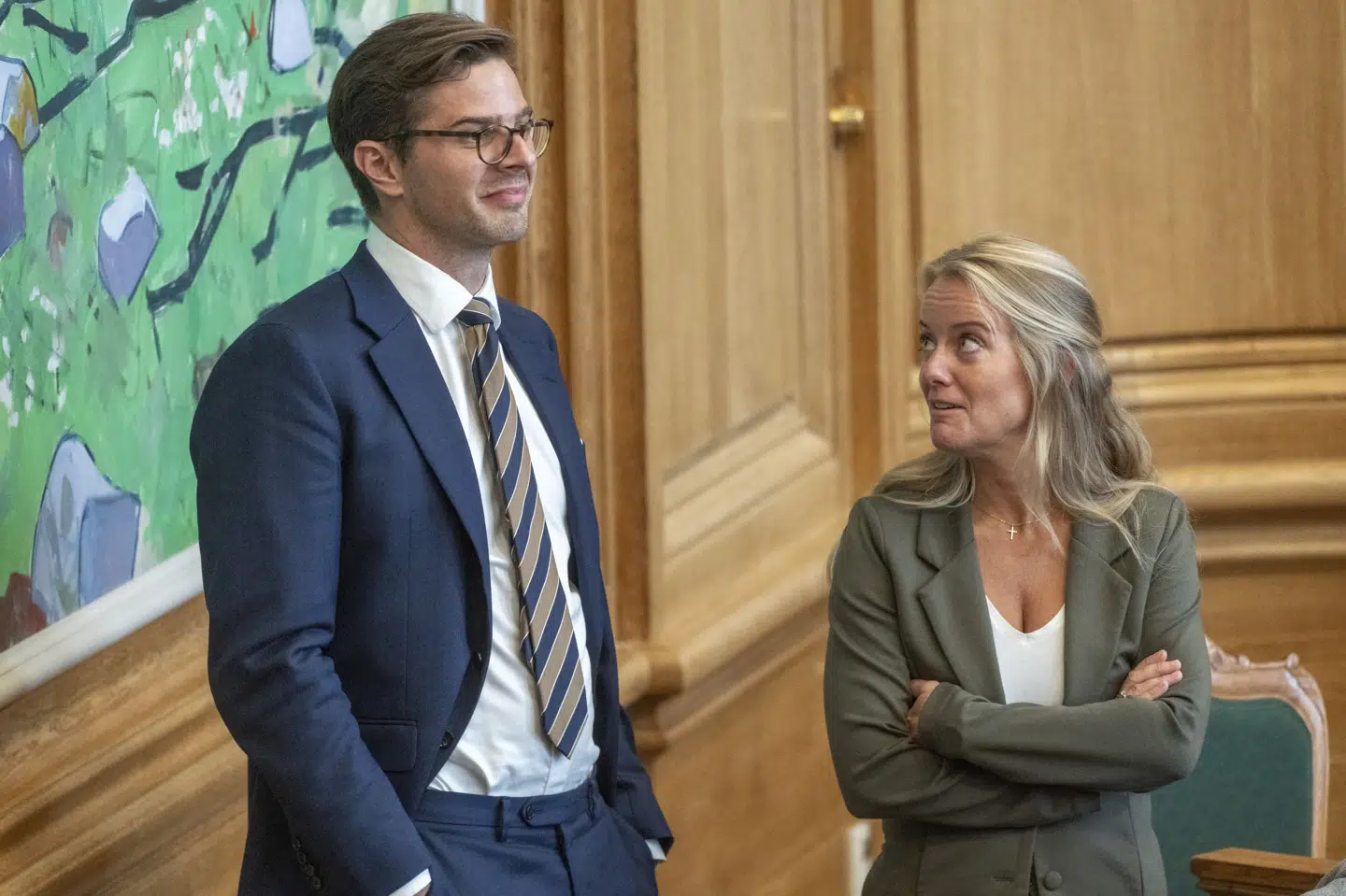 Liberal Alliances partiformand, Alex Vanopslagh, siger, at han har et "tillidsfuldt forhold" til Pernille Vermund. (Arkivfoto).