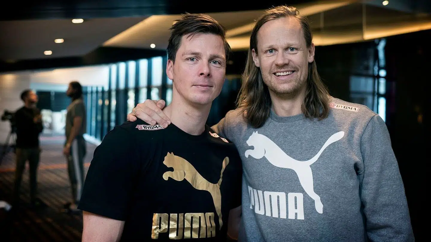 Hans Lindberg og Kasper Søndergaard var faste værelseskammerater på landsholdet.