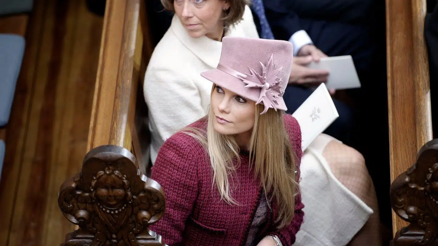 Caroline Fleming ved prins Vincent og prinsesse Josephines barnedåb.