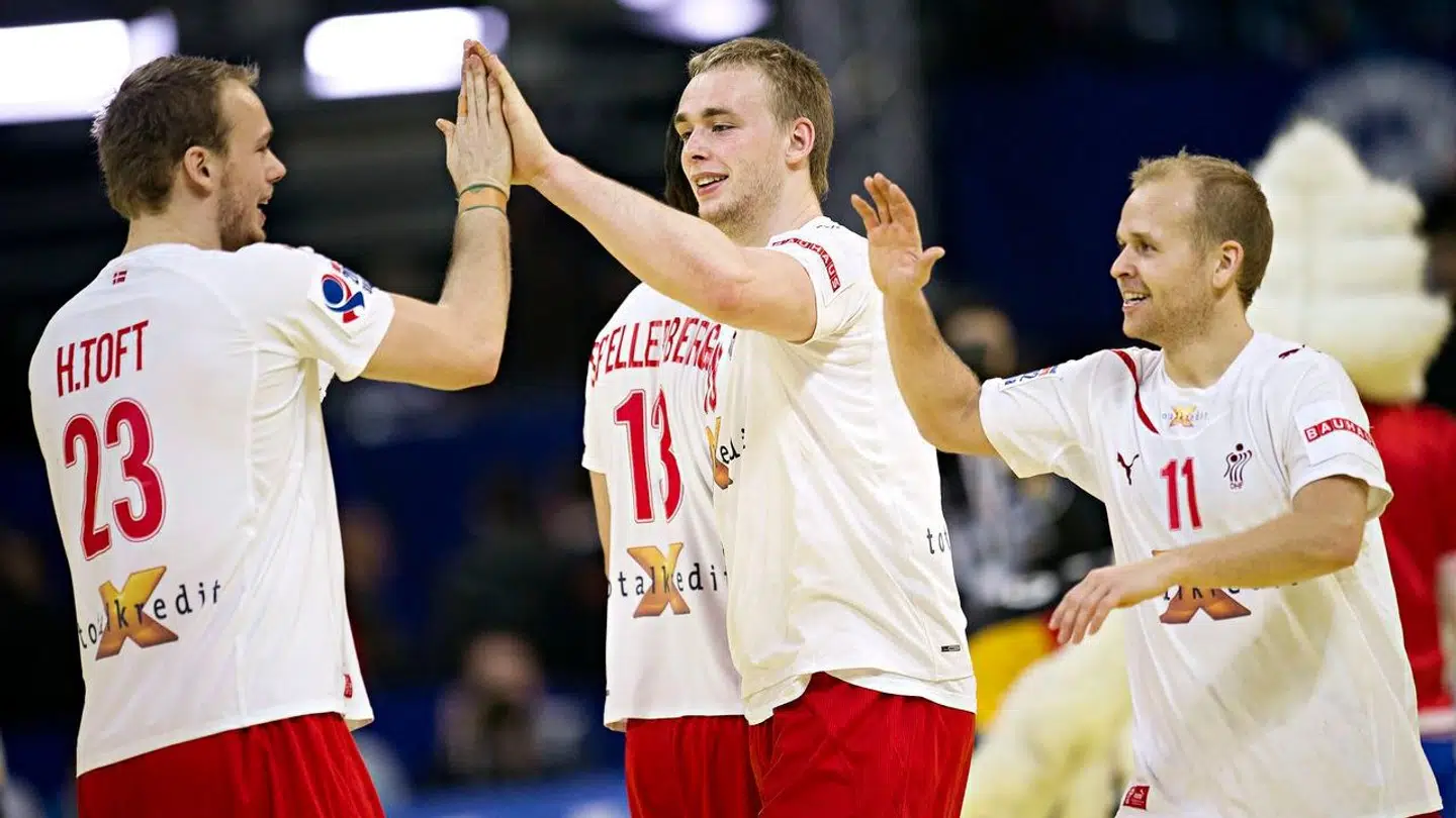 Anders Eggert med brødrene Henrik og René Toft.