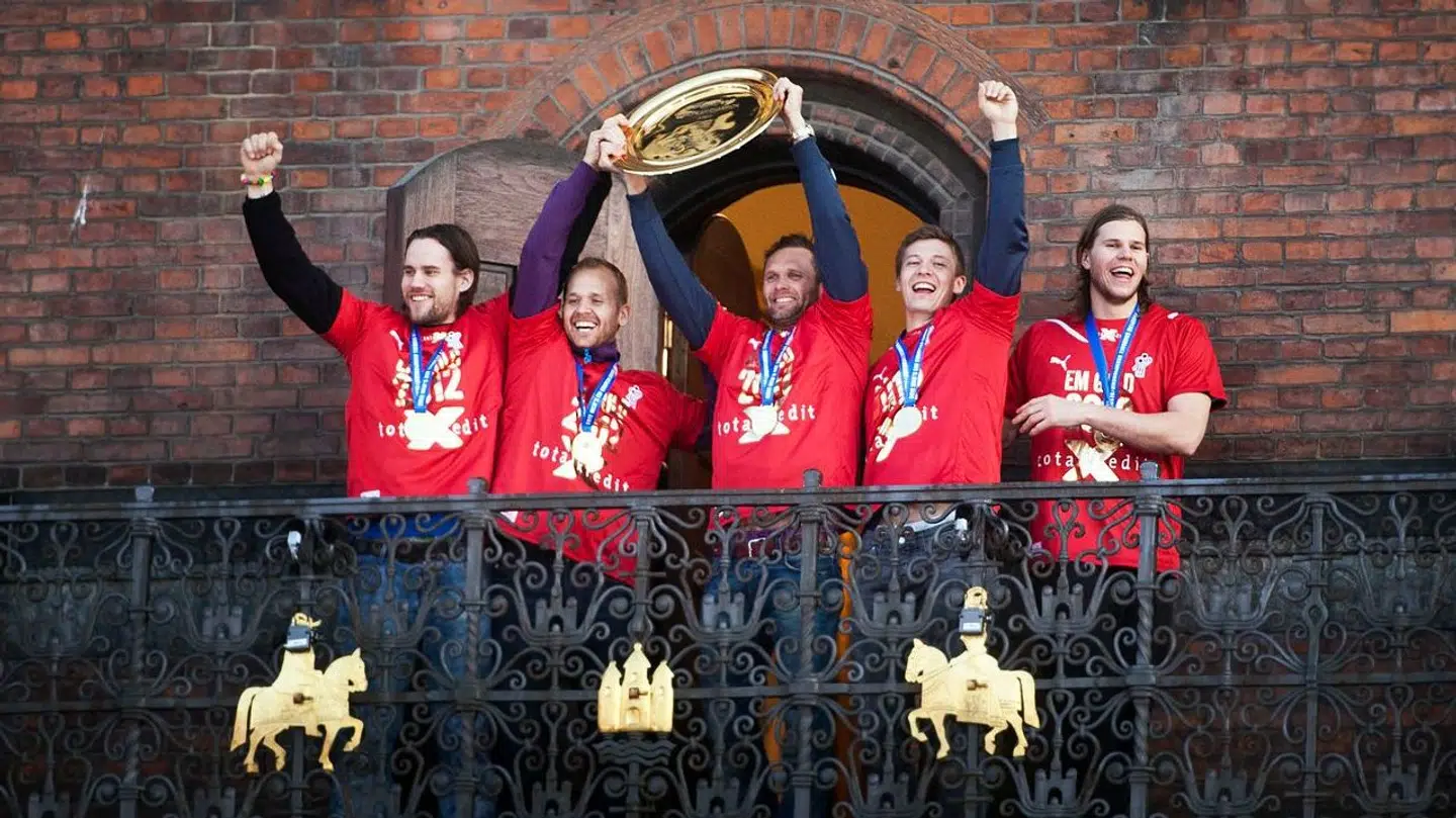 Anders Eggert husker stolt tilbage på 2012, da han og resten af det dansk håndboldlandshold vandt EM-guld og blev fejret på Rådhuspladsen.