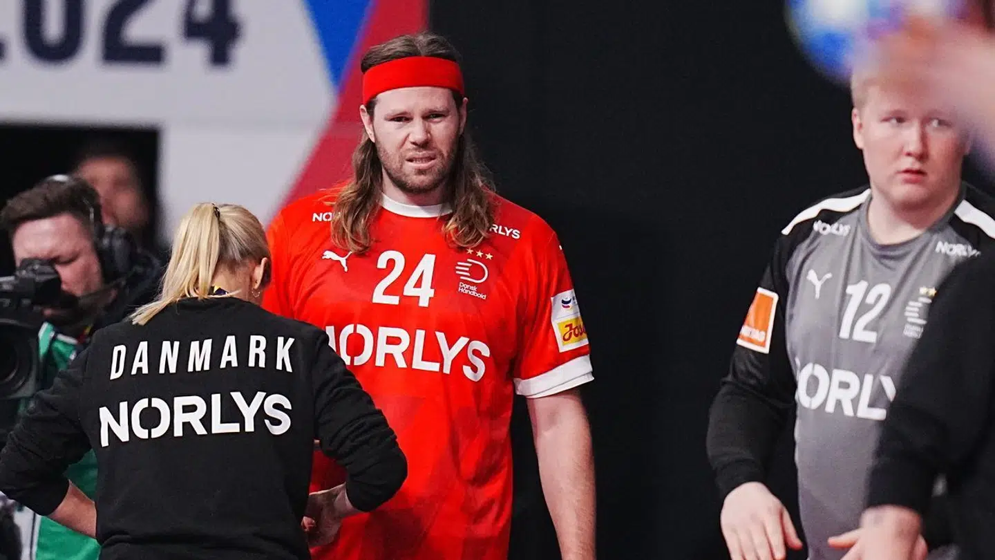 EM herrehåndboldkamp mellem Danmark - Tjekkiet i Olympiahalle i München, torsdag den 11. januar 2024