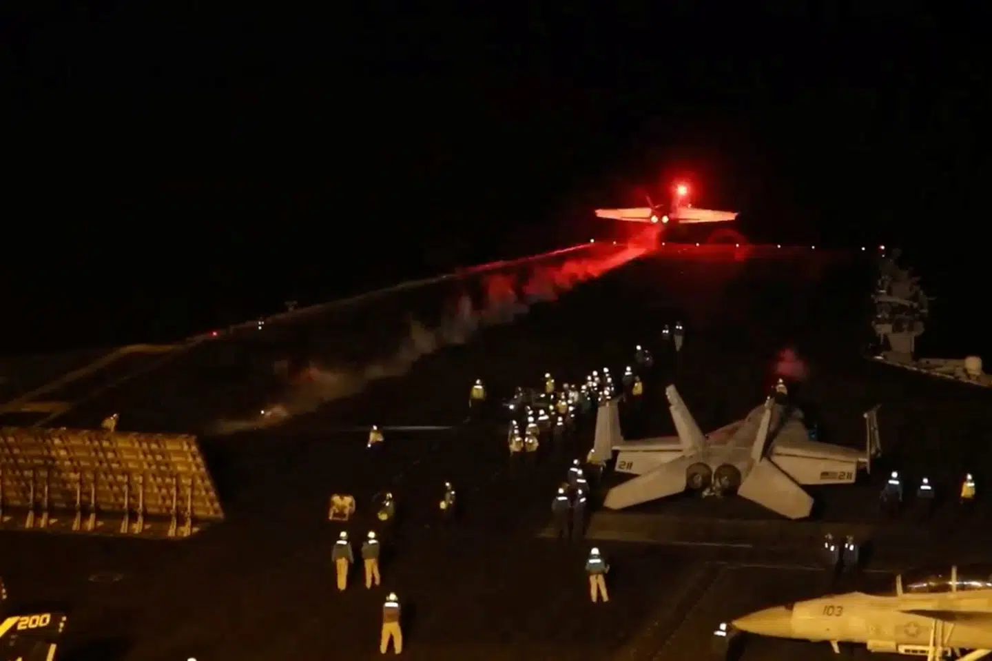 Fly der angiveligt har indgået i nattens angreb i Yemen.