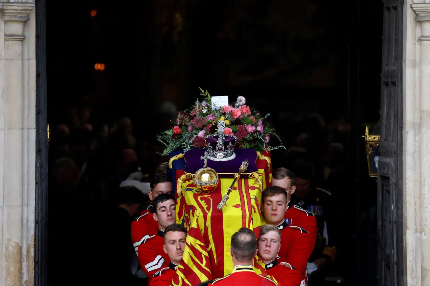 Dronning Elizabeth blev begravet den 19. september 2022 ved en statsbegravelse i Westminster Abbey i London. (Arkivfoto).