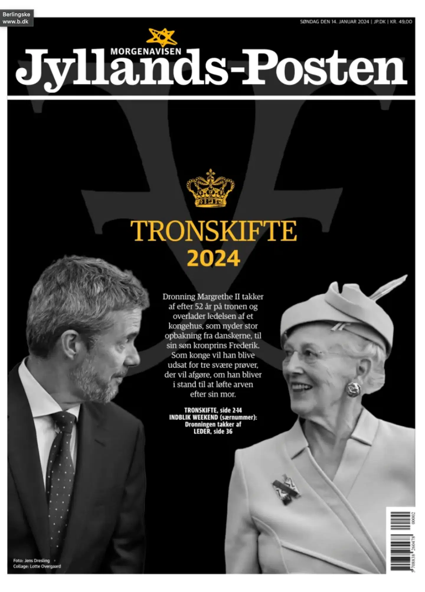 Forside søndag 14. januar