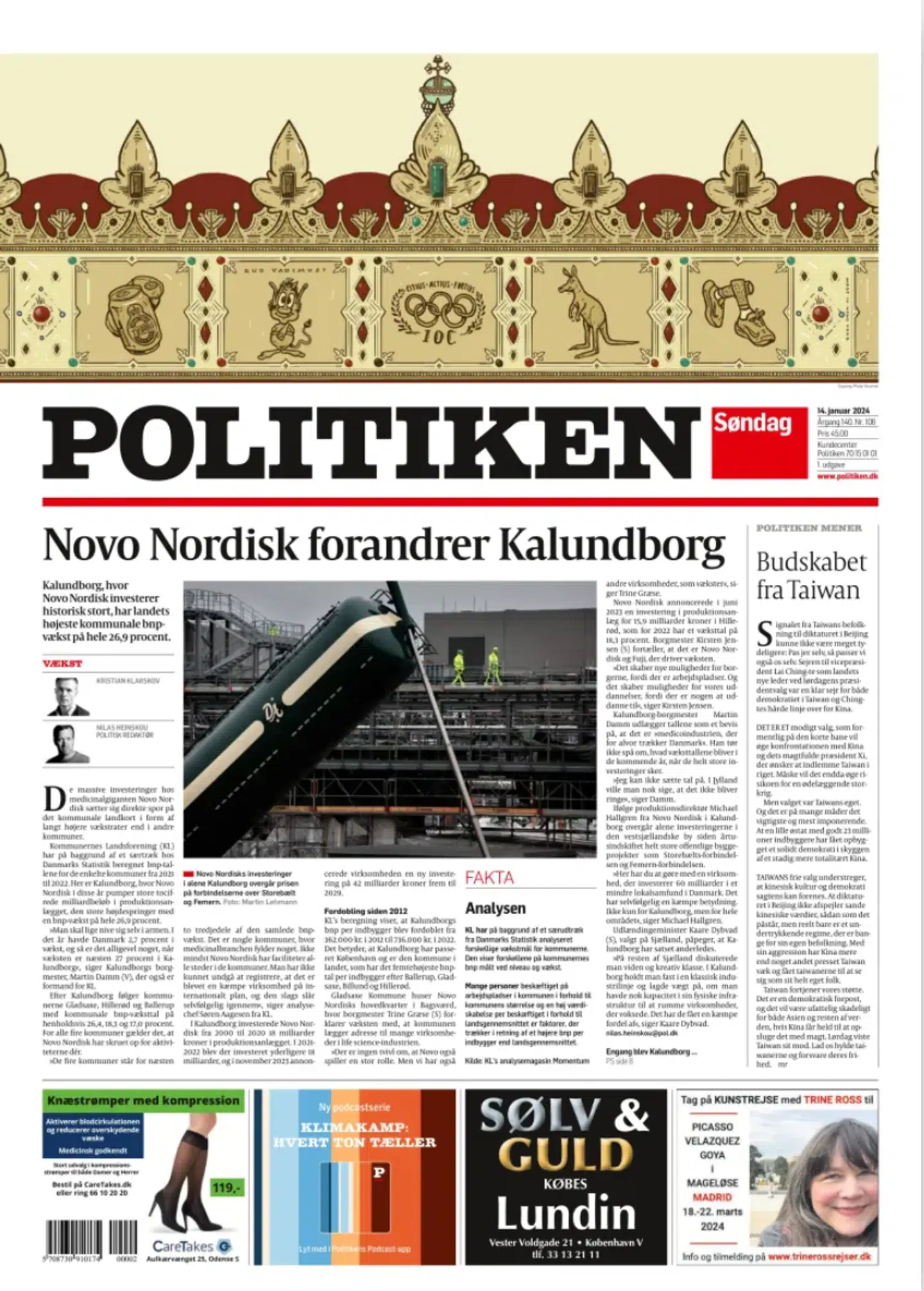 Forside søndag 14. januar