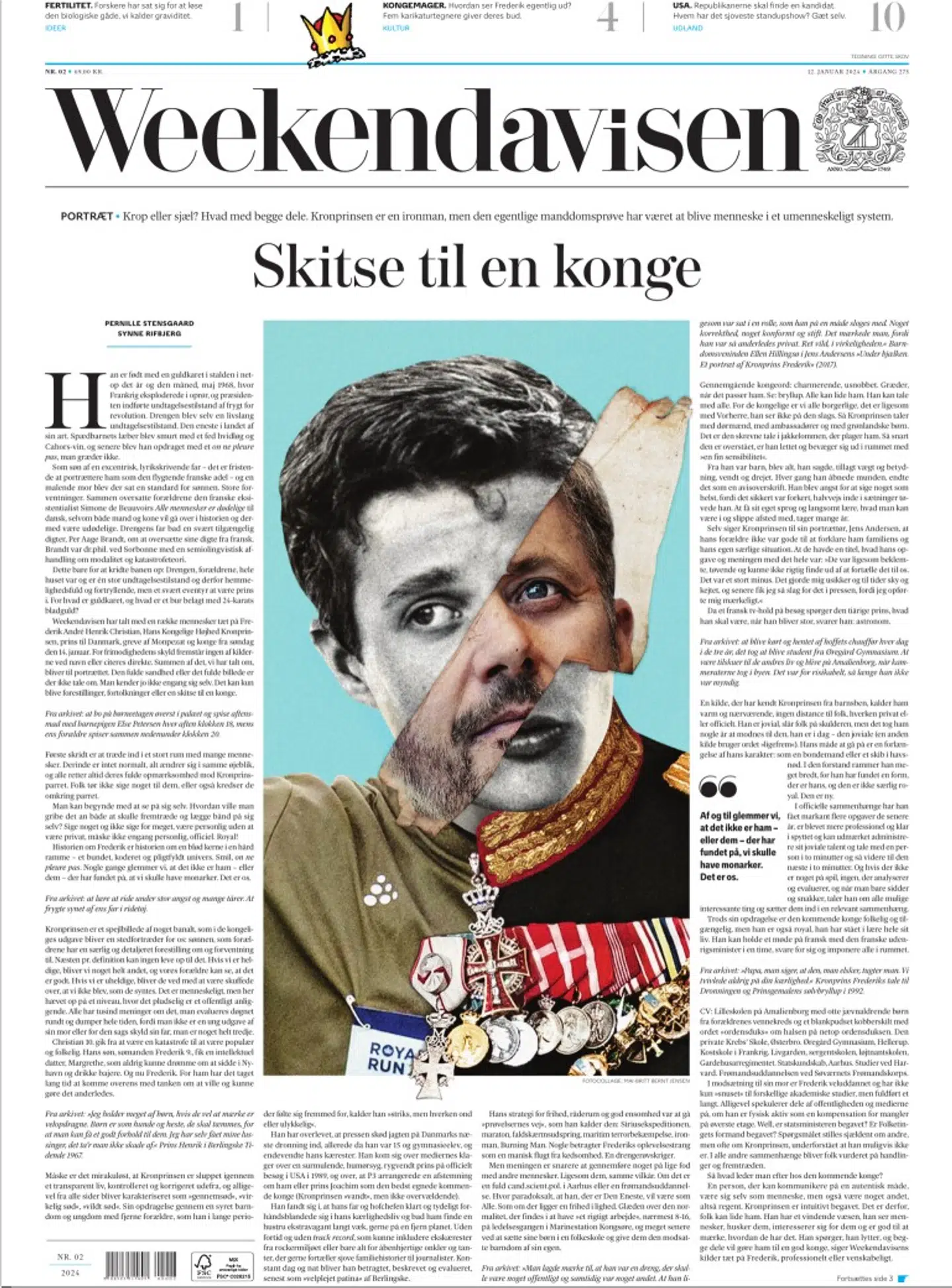 Forside søndag 14. januar