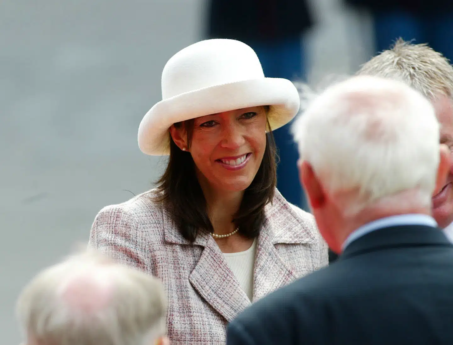 Mary Elizabeth Donaldsons søster Jane Alison Stephens da hun ankom til Christiansborg i 2004 for at deltage i Folketingets reception til ære for Kronprinseparret.