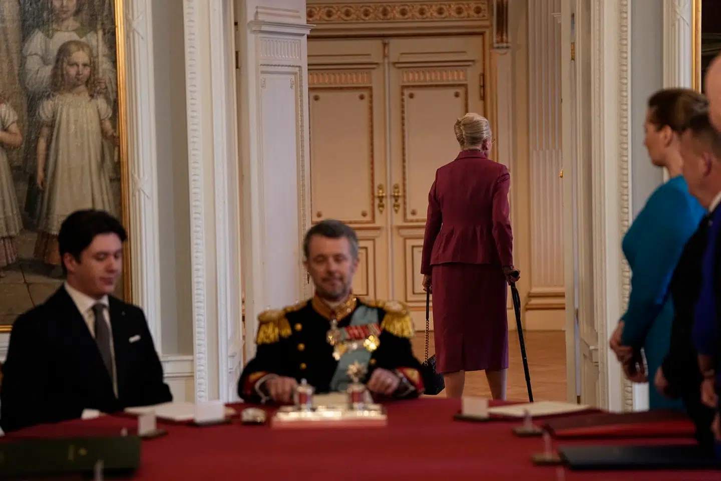 Mødet i Statsrådet på Christiansborg Slot er slut – vi har fået en ny konge.