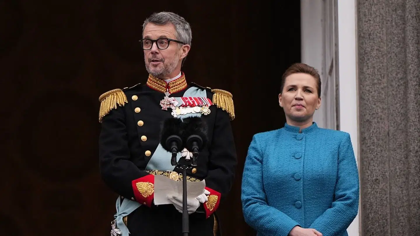 Kong Frederik holdt søndag eftermiddag sin første tale, hvor han afslørede sit valgsprog.
