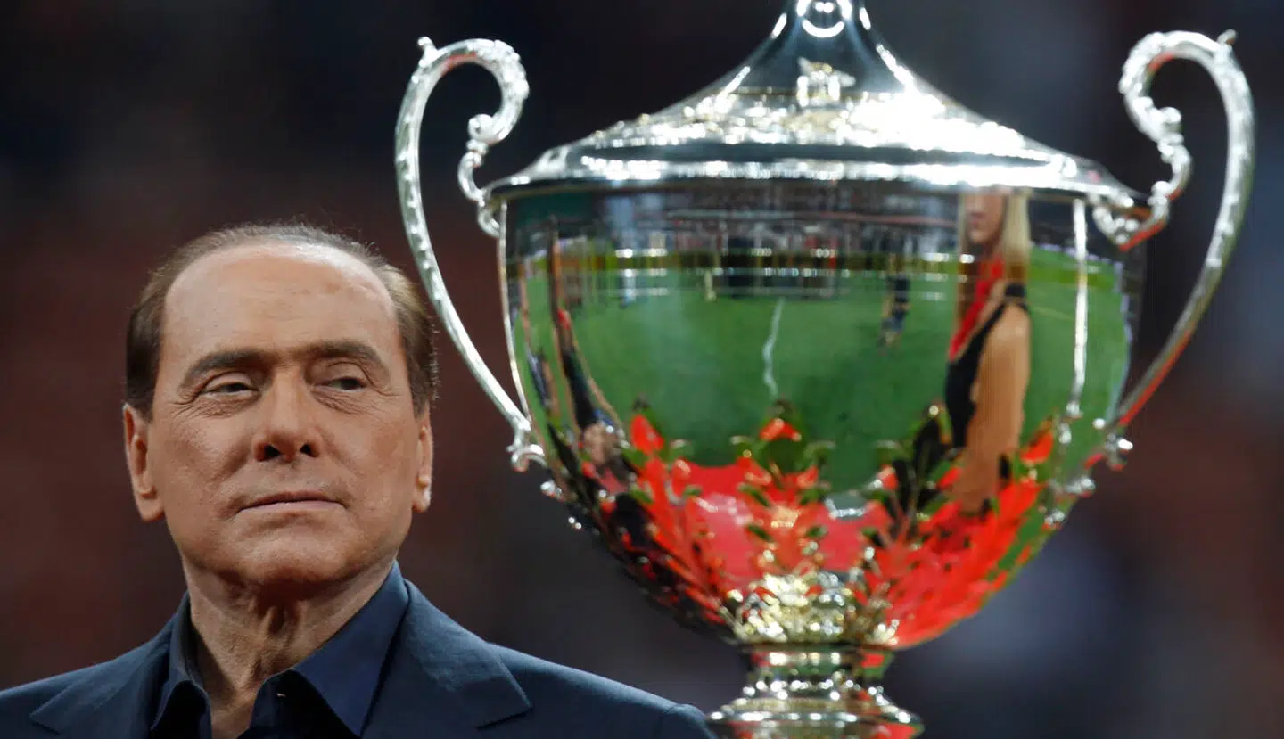 Den afdøde, tidligere italienske premierminister Silvio Berlusconi var i årevis kendt som ejer af hvilken fremtrædende fodboldklub? (Foto: AP Photo/Luca Bruno).