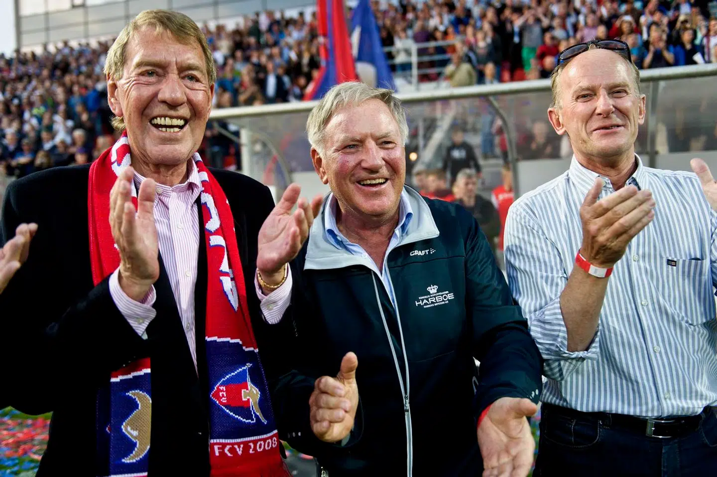 For Bernd Griese (midten) var fodboldklubben FC Vestsjælland et hjertebarn. Han lod Harboes Bryggeri investere adskillige millioner kroner i klubben, men pengene gik op i røg, da klubben gik konkurs i 2015.