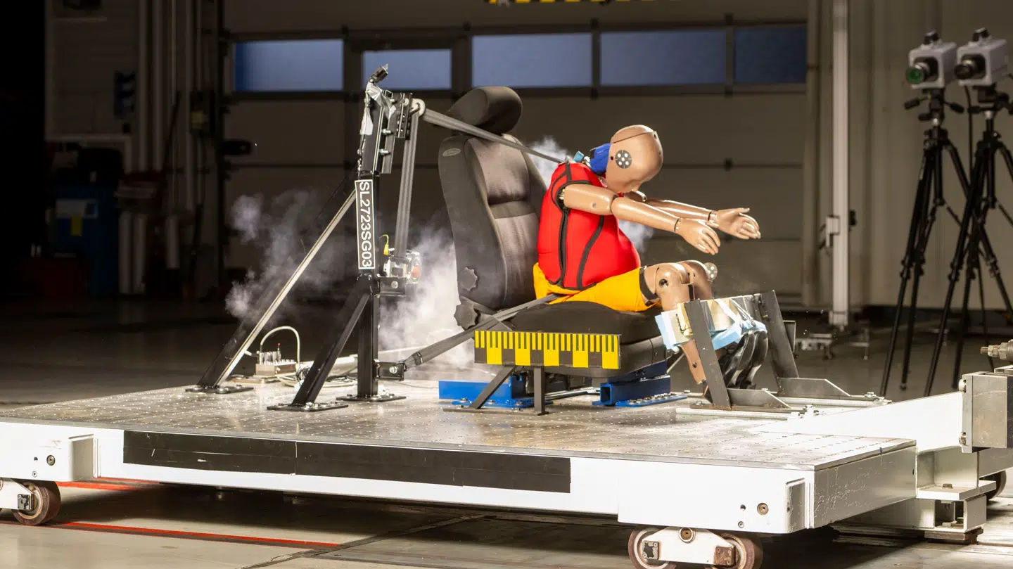 Her ses en af selerne i test.